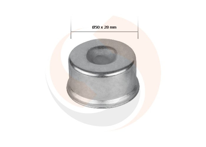 КОВПАК СУПОРТА МЕТАЛЕВИЙ Ø50x28 mm KNORR SB 6/7 (Арт. 01-15041) — FREENCO