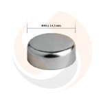 ЗАГЛУШКА СУПОРТА МЕТАЛЕВА Ø40x14.5 mm KNORR (Арт. 01-15043) — FREENCO