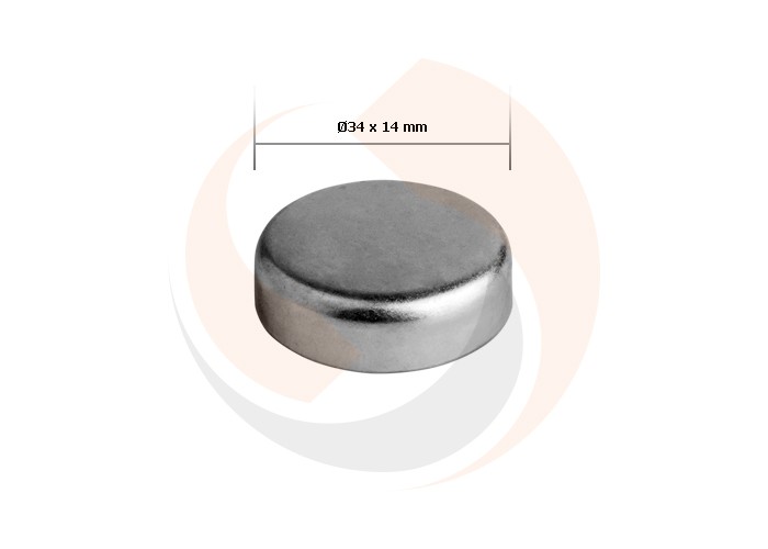 ЗАГЛУШКА СУПОРТА МЕТАЛЕВА Ø34x14 mm KNORR SN5 (Арт. 01-15045) — FREENCO