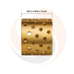 ВТУЛКА СУПОРТА БРОНЗОВА Ø38xØ42.3x35 mm WABCO MAXX 22 (Арт. 03-35025) — FREENCO