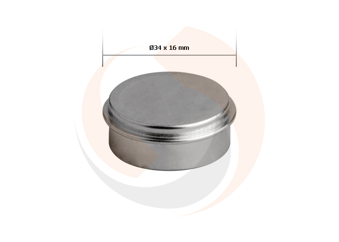 ЗАГЛУШКА СУПОРТА МЕТАЛЕВА Ø34x16 mm WABCO PAN 17 (Арт. 03-35041) — FREENCO