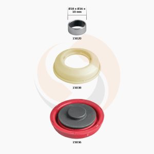 РМК СУПОРТА KNORR SN5 (ПЯТАК З БУРТ. D69mm + ПИЛЬНИК + ВТУЛКА) (Арт. 10-1011) — FREENCO