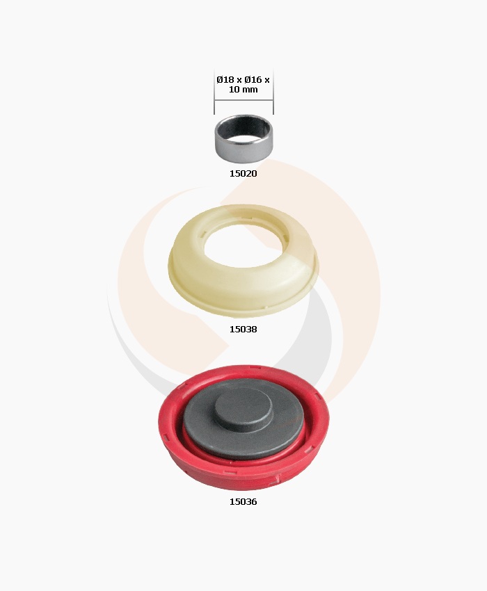 РМК СУПОРТА KNORR SN5 (ПЯТАК З БУРТ. D69mm + ПИЛЬНИК + ВТУЛКА) (Арт. 10-1011) — FREENCO