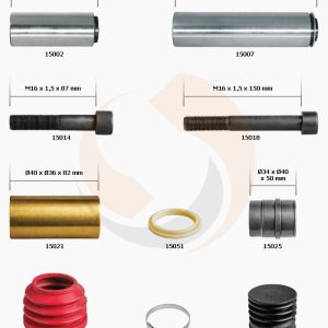 РМК СУПОРТА KNORR SB 5/6/7 (НАПР., ВТУЛКИ, ПИЛЬН., БОЛТИ) (Арт. 10-1020) — FREENCO