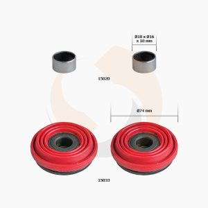 РМК СУПОРТА KNORR SB/SN 6/7 (ПЯТАКИ D74mm/БЕЗ БУРТ.) (Арт. 10-1160) — FREENCO