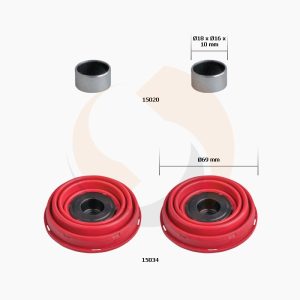 РМК СУПОРТА KNORR SB/SN 6/7 (ПЯТАКИ D69 mm/З БУРТ.) (Арт. 10-1165) — FREENCO