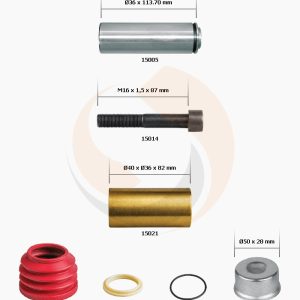 РМК СУПОРТА KNORR SB 6/7 (К-КТ ДОВГОЇ НАПРАВЛЯЮЧОЇ) (Арт. 10-1180) — FREENCO