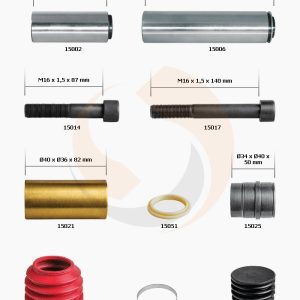 РМК СУПОРТА KNORR SB 6/7 (НАПР., ВТУЛКИ, ПИЛЬН., БОЛТИ) (Арт. 10-1230) — FREENCO