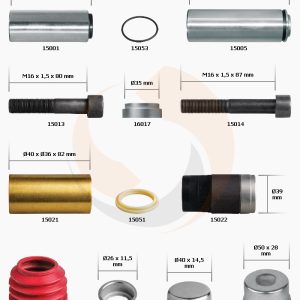 РМК СУПОРТА KNORR SB 6/7, SN 6/7 (НАПР., ВТУЛКИ, ПИЛЬН., БОЛТИ) (Арт. 10-1233) — FREENCO