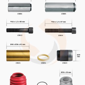 РМК СУПОРТА KNORR SB 6/7 (НАПР., ВТУЛКИ, ПИЛЬН., БОЛТИ, КОВП.) (Арт. 10-1236) — FREENCO