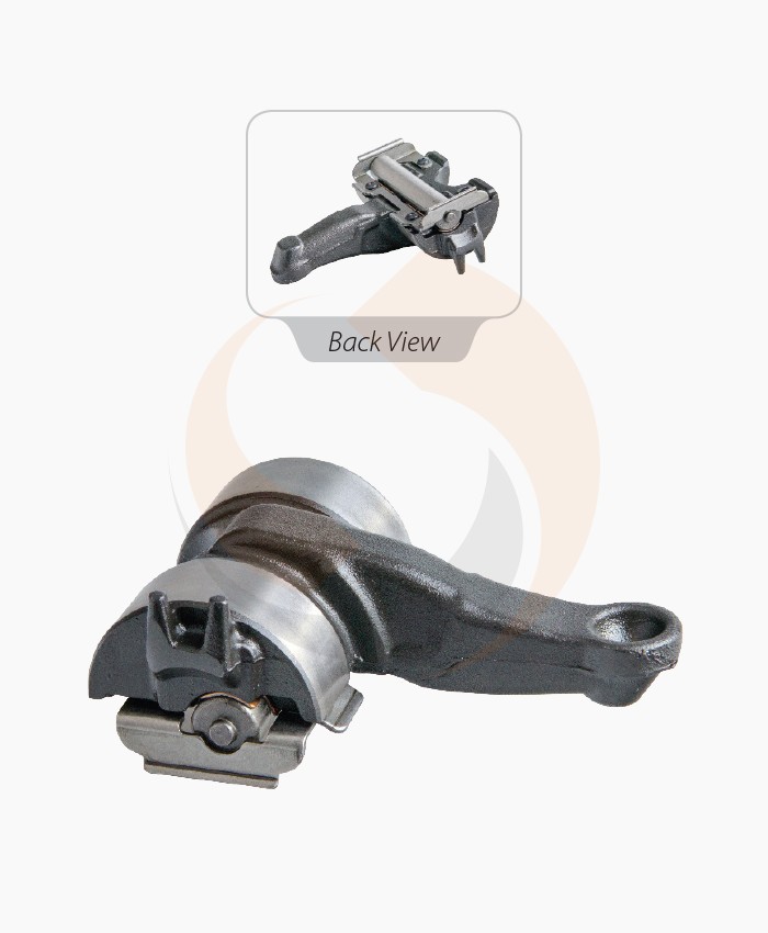 ВАЖІЛЬ СУПОРТА НАЖИМНИЙ KNORR SN7/SK7 (0°/124mm) (З РОЛИКОМ) (Арт. 10-1281) — FREENCO