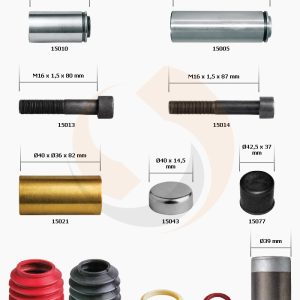 РМК СУПОРТА KNORR SB 6/7 (НАПР. + ВТУЛКИ + БОЛТИ + ПИЛЬН.) (Арт. 10-1295) — FREENCO