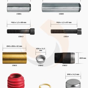 РМК СУПОРТА KNORR SN/SK 6/7 (НАПР., ВТУЛКИ, ПИЛЬН., БОЛТИ) (Арт. 10-1310) — FREENCO