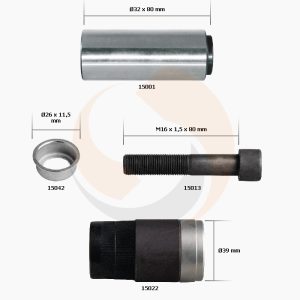 РМК СУПОРТА KNORR SB/SN 6/7 (НАПР., БОЛТ, ВТУЛКА - D39mm + КІЛЬЦЕ) (Арт. 10-1312) — FREENCO