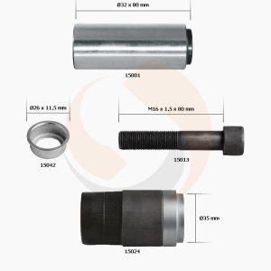 РМК СУПОРТА KNORR SB/SN 6/7 (НАПР., БОЛТ, ВТУЛКА-D35mm) (Арт. 10-1316) — FREENCO