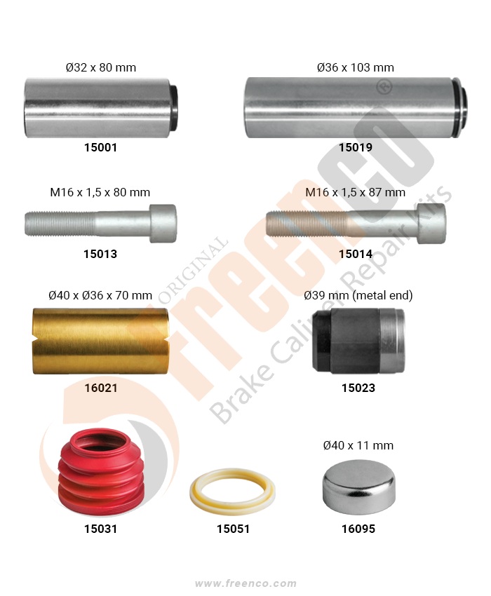 РМК СУПОРТА KNORR SN/SK 6/7 (НАПР. 32x80/36x103, ВТУЛКА L=70 mm) MB ATEGO (Арт. 10-1331) — FREENCO