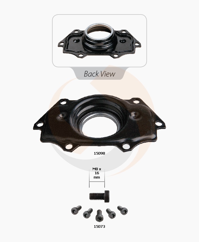 РМК КРИШКИ СУПОРТА KNORR SN 5 (КРИШКА+БОЛТИ 6 ШТ) (Арт. 10-1430) — FREENCO