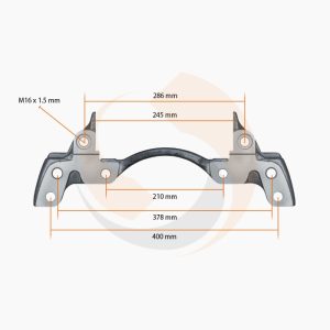 СКОБА ГАЛЬМ. СУПОРТА Knorr 22.5" ЛІВА/ПРАВА (Арт. 10-1915) — FREENCO