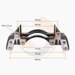 СКОБА ГАЛЬМ. СУПОРТА Knorr 22.5" MB AXOR ЛІВА/ПРАВА (Арт. 10-1925) — FREENCO
