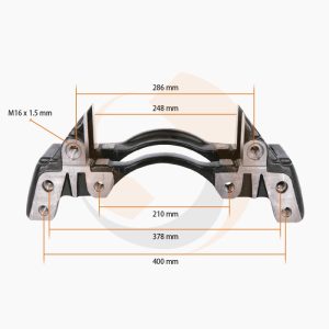 СКОБА ГАЛЬМ. СУПОРТА Knorr 22.5" MB AXOR ЛІВА/ПРАВА (Арт. 10-1925) — FREENCO
