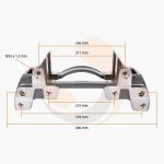 СКОБА ГАЛЬМ. СУПОРТА Knorr 22.5" SK7 ЛІВА/ПРАВА (Арт. 10-1930) — FREENCO