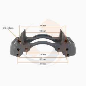 СКОБА ГАЛЬМ. СУПОРТА Knorr 22.5" ЛІВА/ПРАВА (Арт. 10-1931) — FREENCO