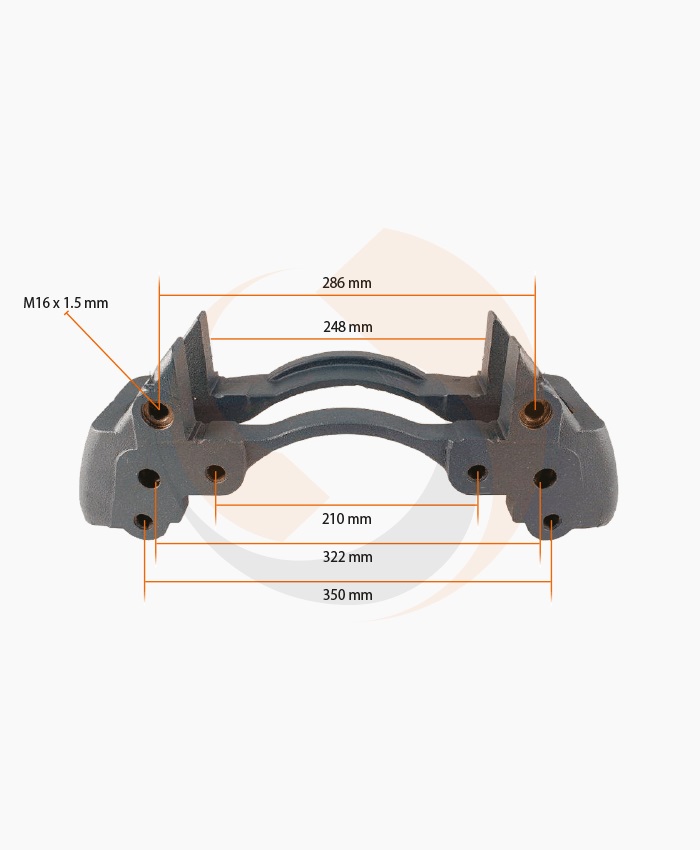 СКОБА ГАЛЬМ. СУПОРТА Knorr 22.5" ЛІВА/ПРАВА (Арт. 10-1931) — FREENCO