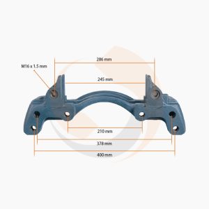 СКОБА ГАЛЬМ. СУПОРТА Knorr 22.5" ЛІВА/ПРАВА (Арт. 10-1942) — FREENCO