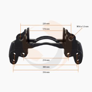 СКОБА ГАЛЬМ. СУПОРТА Knorr 17.5" ЛІВА/ПРАВА (Арт. 10-1943) — FREENCO