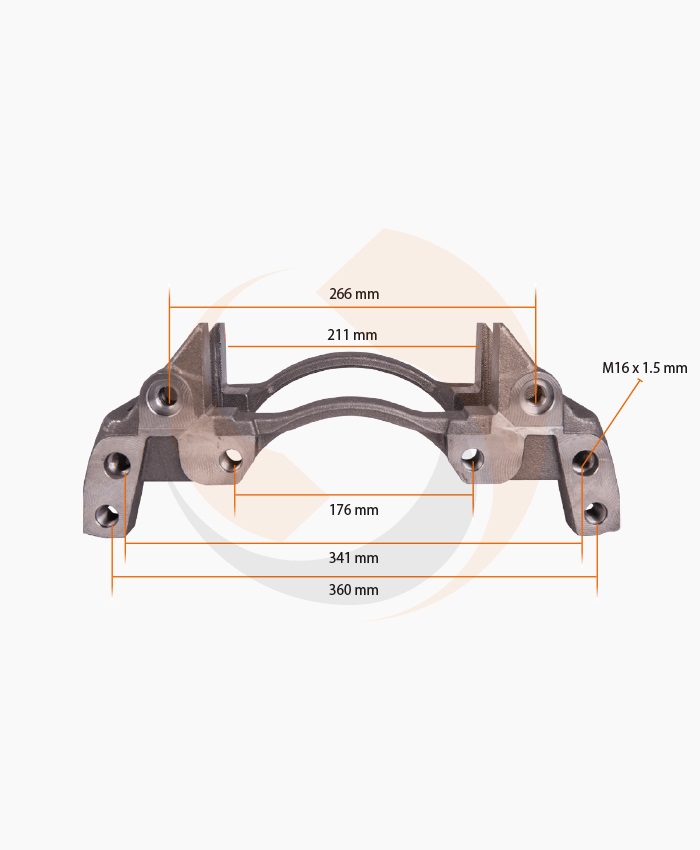СКОБА ГАЛЬМ. СУПОРТА Knorr 19.5" ЛІВА/ПРАВА (Арт. 10-1947) — FREENCO