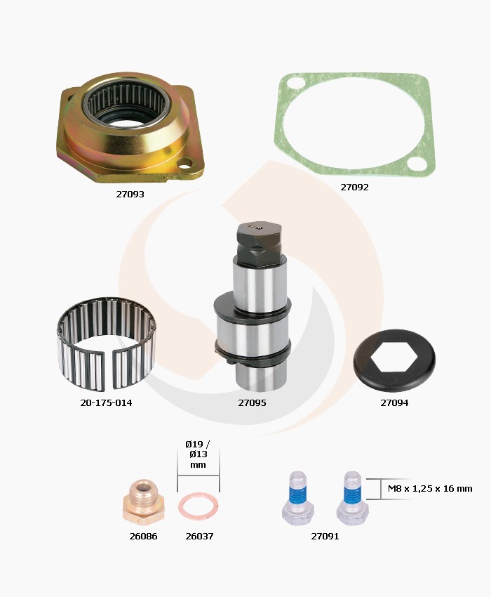РМК СУПОРТА MERITOR DX 175 (РМК ЕСЦЕНТР. ВАЛА) (Арт. 20-175-004) — FREENCO