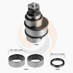 ВАЛ ЕКСЦЕНТРИКОВИЙ MERITOR DX 195/225 (З ПІДШИПНИКАМИ) (Арт. 20-195-003) — FREENCO