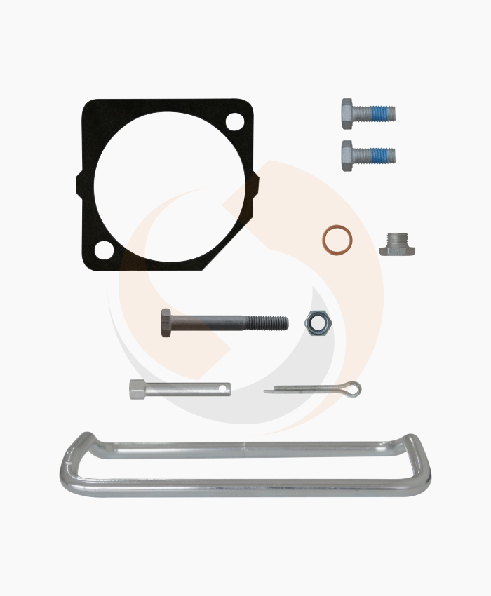 РМК СУПОРТА MERITOR DX 195 (СКОБА З КРІПЛЕННЯМ + ПРОКЛАДКА) (Арт. 20-195-048) — FREENCO