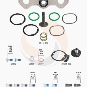 РМК МЕХАНІЗМУ ПІДВОДКИ MERITOR DX 195 ПРАВИЙ (З СЕГМЕНТОМ) (Арт. 20-195-072) — FREENCO