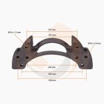 СКОБА ГАЛЬМ. СУПОРТА MERITOR DX 195 REAR ЛІВА/ПРАВА (Арт. 20-195-099) — FREENCO