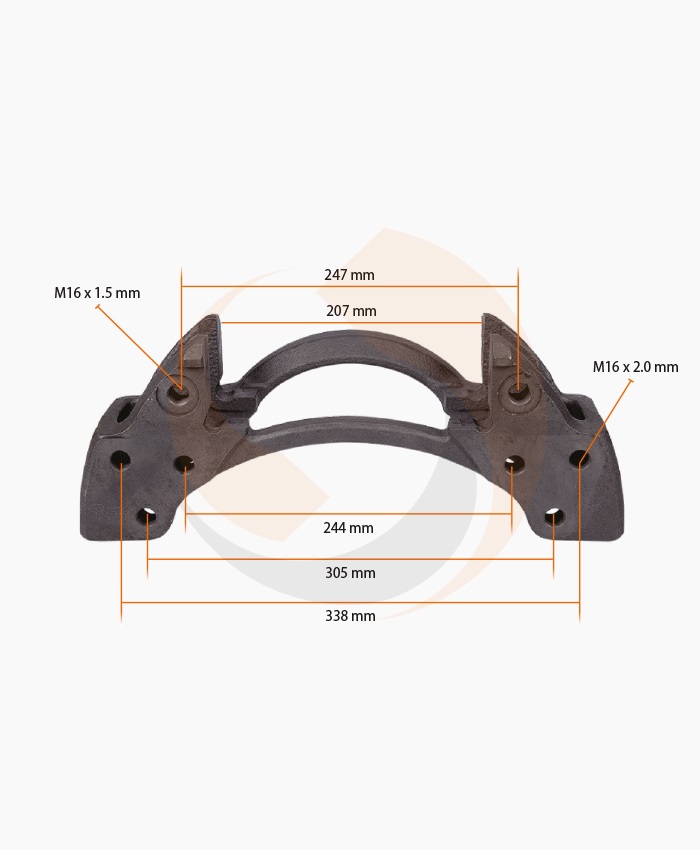СКОБА ГАЛЬМ. СУПОРТА MERITOR DX 195 REAR ЛІВА/ПРАВА (Арт. 20-195-099) — FREENCO