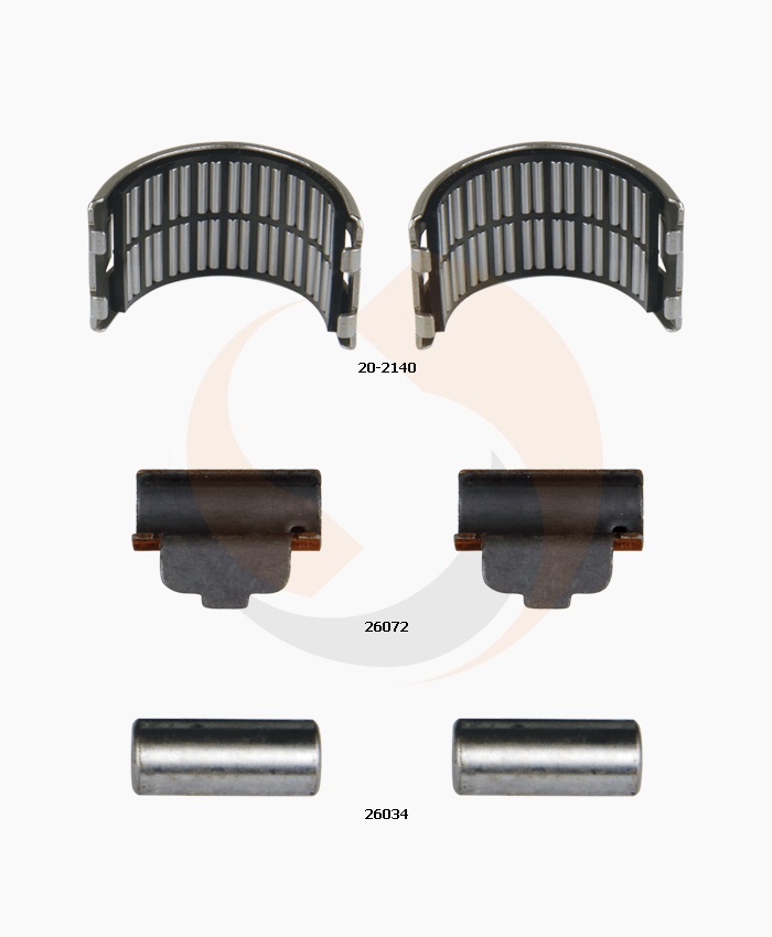 РМК СУПОРТА MERITOR D DUCO RADIAL (ПІДШИПНИКИ + РОЛИКИ) (Арт. 20-2135) — FREENCO