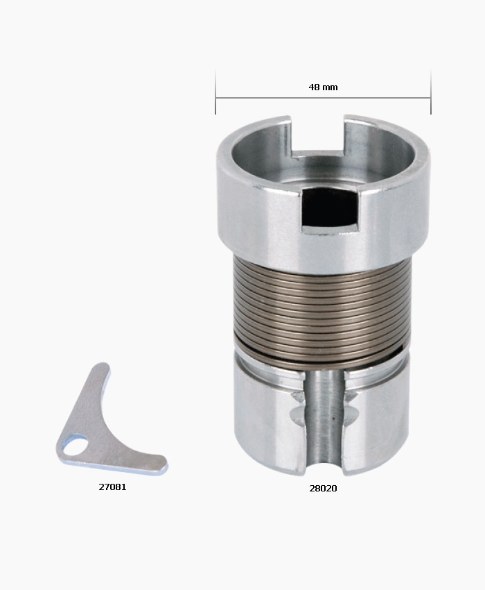 РМК СУПОРТА MERITOR ELSA1 (МУФТА ПІДВОДКИ ЛІВА, OLD TYPE/D48mm) (Арт. 20-2162) — FREENCO