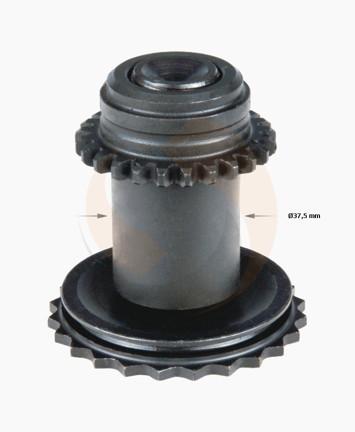 ШТОВХАЧ КОЛОДКИ З ШЕСТ. (ПРАВА РІЗЬБА) MERITOR ELSA 1 RADIAL (D37.5mm) (Арт. 20-2184) — FREENCO