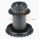 ШТОВХАЧ КОЛОДКИ З ШЕСТ. (ЛІВА РІЗЬБА) MERITOR ELSA 1 RADIAL (D37.5mm) (Арт. 20-2185) — FREENCO