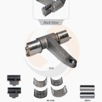 ВАЖІЛЬ СУПОРТА НАЖИМНИЙ MERITOR ELSA1 RADIAL ЛІВИЙ (З ПІДШ) (Арт. 20-2216) — FREENCO