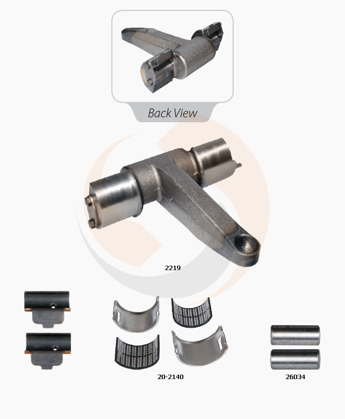 ВАЖІЛЬ СУПОРТА НАЖИМНИЙ MERITOR ELSA1 RADIAL ЛІВИЙ (З ПІДШ) (Арт. 20-2216) — FREENCO