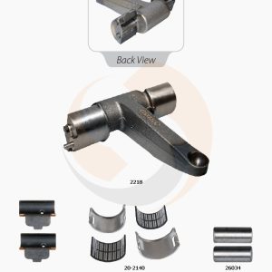 ВАЖІЛЬ СУПОРТА НАЖИМНИЙ MERITOR ELSA1 RADIAL ПРАВИЙ (З ПІДШ) (Арт. 20-2217) — FREENCO