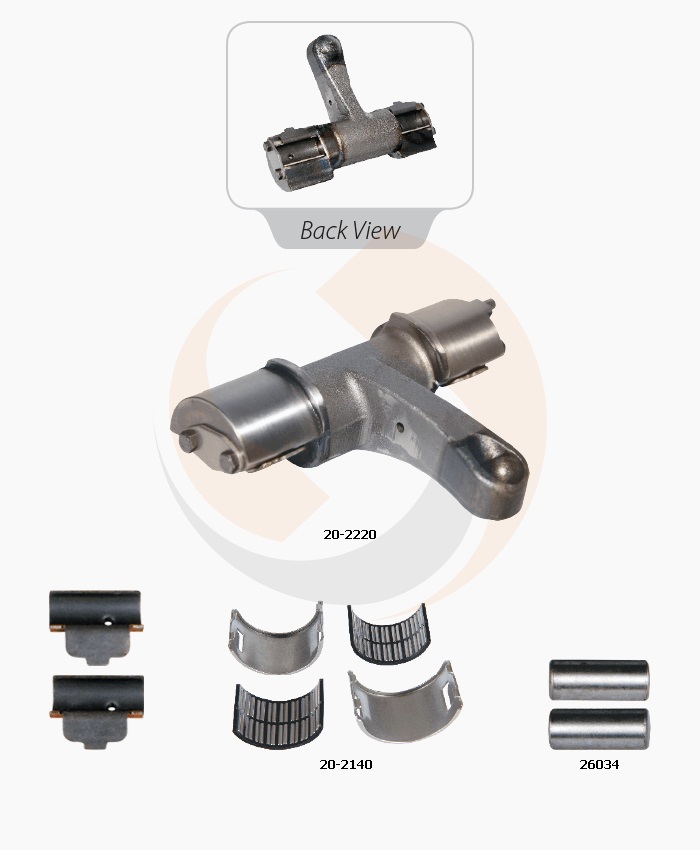ВАЖІЛЬ СУПОРТА НАЖИМНИЙ MERITOR ELSA 1 ЛІВИЙ (З ПІДШ.) (Арт. 20-2222) — FREENCO