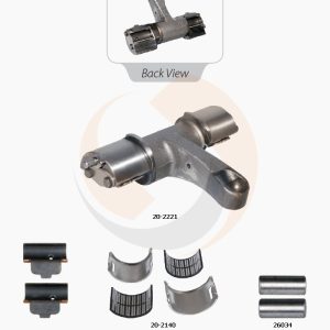 ВАЖІЛЬ СУПОРТА НАЖИМНИЙ MERITOR ELSA 1 ПРАВИЙ (З ПІДШ) (Арт. 20-2223) — FREENCO