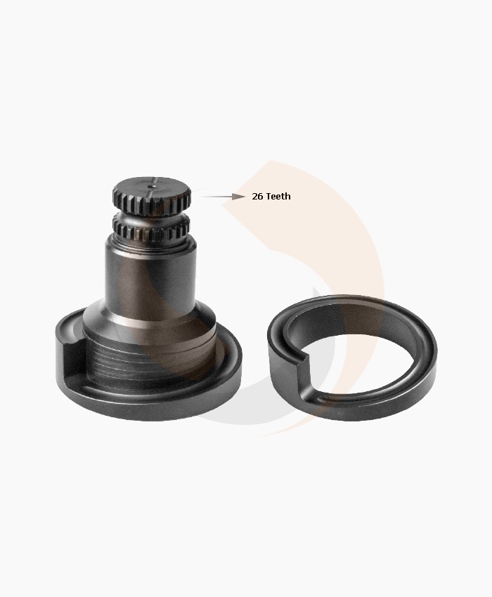 РМК СУПОРТА MERITOR D3 ПЕРЕД. / ЛІВИЙ (ВАЛ 26 ШЛІЦ + СПІРАЛЬ) (Арт. 20-2261) — FREENCO