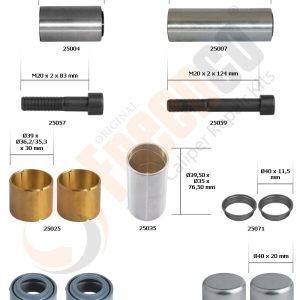 РМК СУПОРТА MERITOR DUCO AXIAL (НАПР., ПИЛЬН., БОЛТИ, ЗАГЛ.) (Арт. 20-2391) — FREENCO