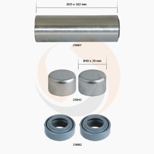 РМК СУПОРТА MERITOR DUCO (НАПР. D35x102 + ПИЛЬН. +ЗАГЛ.) (Арт. 20-2410) — FREENCO