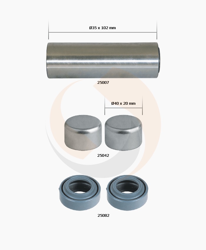 РМК СУПОРТА MERITOR DUCO (НАПР. D35x102 + ПИЛЬН. +ЗАГЛ.) (Арт. 20-2410) — FREENCO