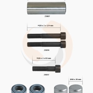 РМК СУПОРТА MERITOR DUCO (НАПР. Ø35x102 - 1 шт, ПИЛЬН., БОЛТИ, ЗАГЛ.) (Арт. 20-2411) — FREENCO